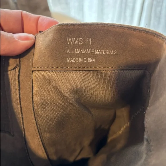 Lane Bryant Taupe Block Heeled Boots size 11 - Picture 8 of 10